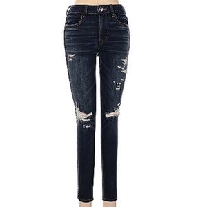ae jeans 2 for $20 mid rise distressed jeggings